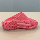 Pink 3D Printed Hollow Slippers