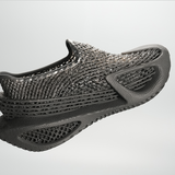 3D Printed Hollow-Out Clogs in Naval Black